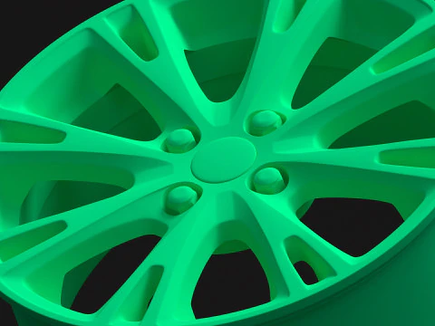 Fiesta mk7 Alloy Wheels 3D Print Model