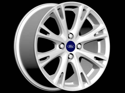Fiesta mk7 Alloy Wheels 3D प्रिंट मॉडल