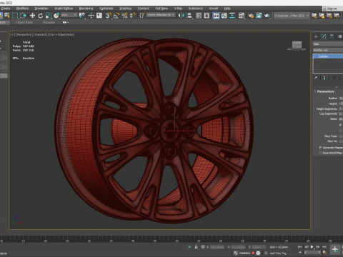 Fiesta mk7 Alloy Wheels 3D Print Model