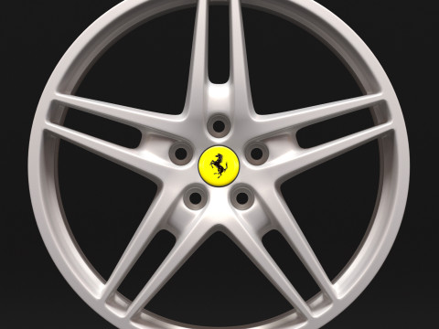 F430 OEM Alloy Rims 3D Принт Модель