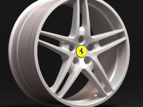 F430 OEM Alloy Rims 3D 打印模型