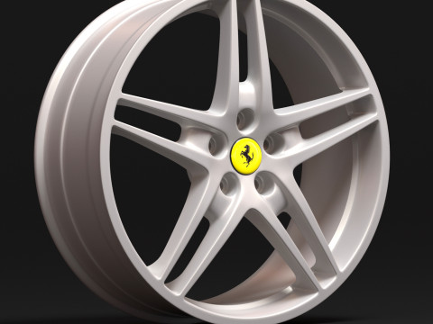 F430 OEM Alloy Rims 3D 打印模型