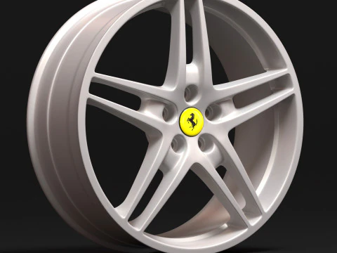 F430 OEM Alloy Rims 3D Print Model