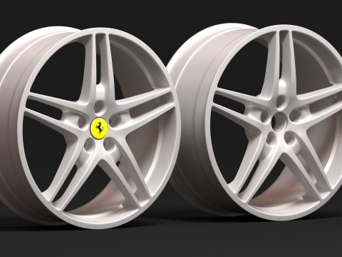 F430 OEM Alloy Rims 3D 打印模型