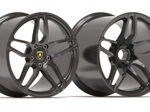Murcielago LP670-4 SV Rims 3D Print Model