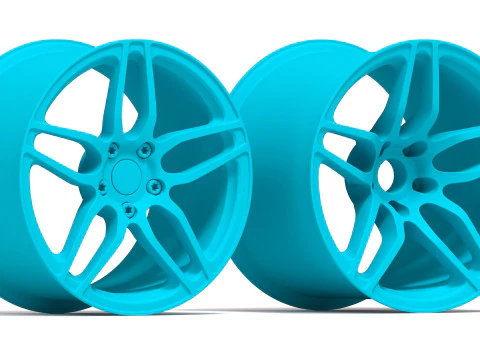 Murcielago LP670-4 SV Rims 3D Print Model
