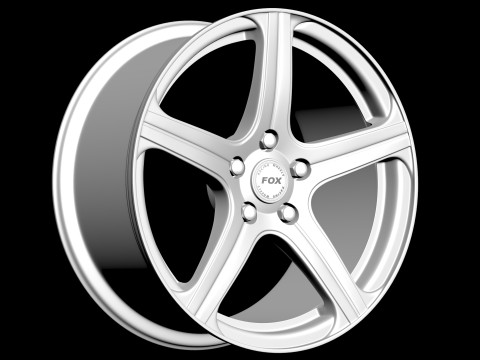 Fox 6 Evo 5 Spoke Alloy Rims 3D 打印模型