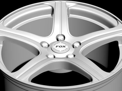 Fox 6 Evo 5 Spoke Alloy Rims 3D 打印模型