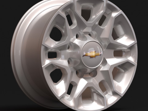 Chevy 2020 HD LT Rim 3D Print Model