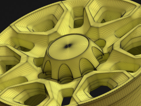 Chevy 2020 HD LT Rim 3D Print Model