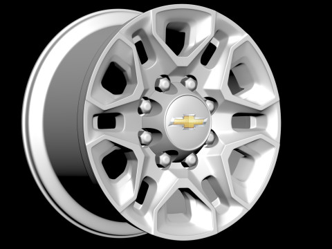 Chevy 2020 HD LT Rim 3D Print Model
