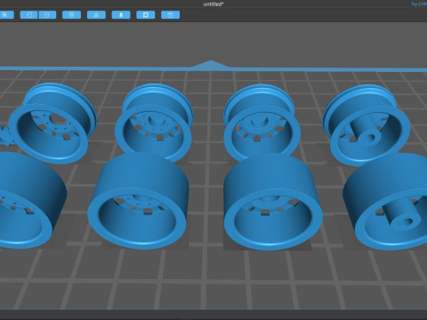 Chevy 2020 HD LT Rim 3D Print Model