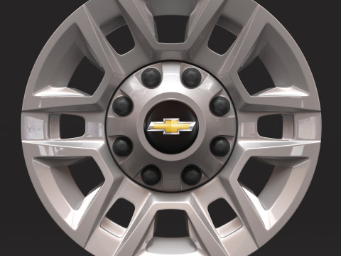 Chevy 2024 HD LT Rim Model Cetak 3D