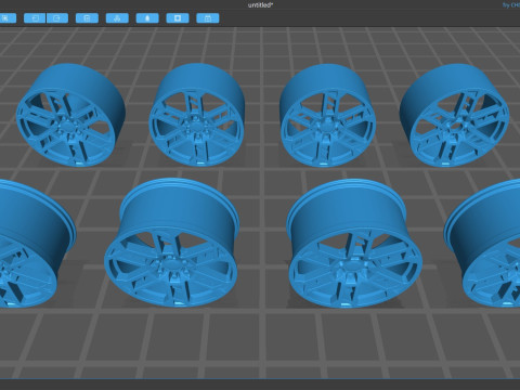 Expedition Max Active 2025 Wheels 3D Print Model