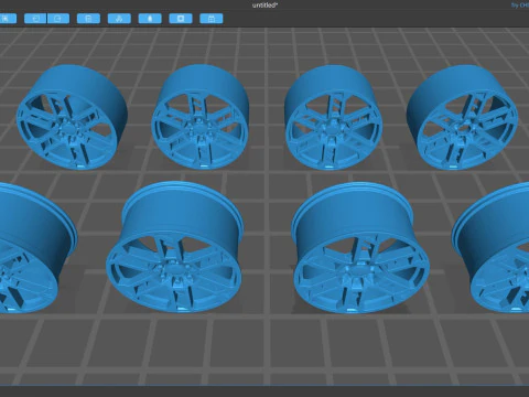 Expedition Max Active 2025 Wheels 3D Print Model
