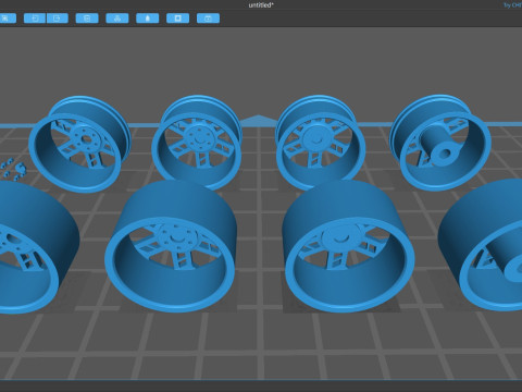 Expedition Max Active 2025 Wheels 3D Print Model