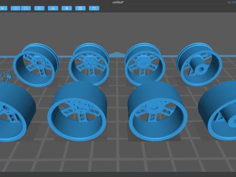 Expedition Max Active 2025 Wheels 3D Print Model