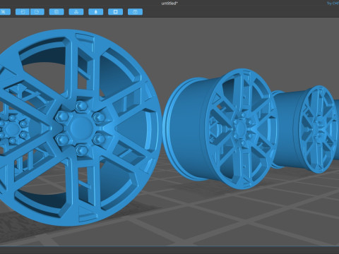 Expedition Max Active 2025 Wheels 3D Print Model
