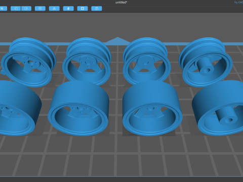 Колесо Fondmetal 4000 G3 3D Принт Модель