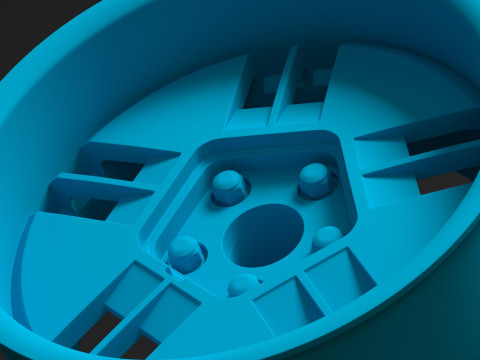 Roues personnalisées Holden VH SLE Modèles 3D en vedette