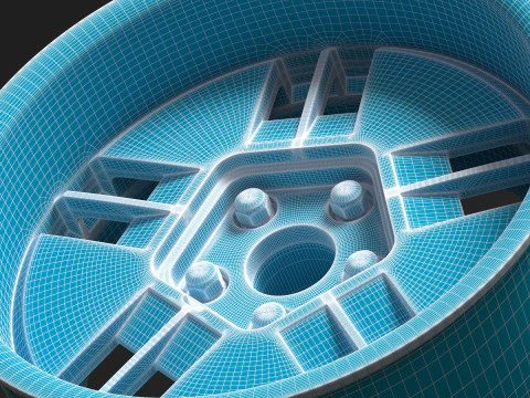 Holden VH SLE Custom Wheels 3D Print Model