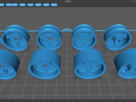 Roues personnalisées Holden VH SLE Modèles 3D en vedette