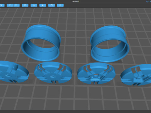 Holden VH SLE Custom Wheels 3D Print Model