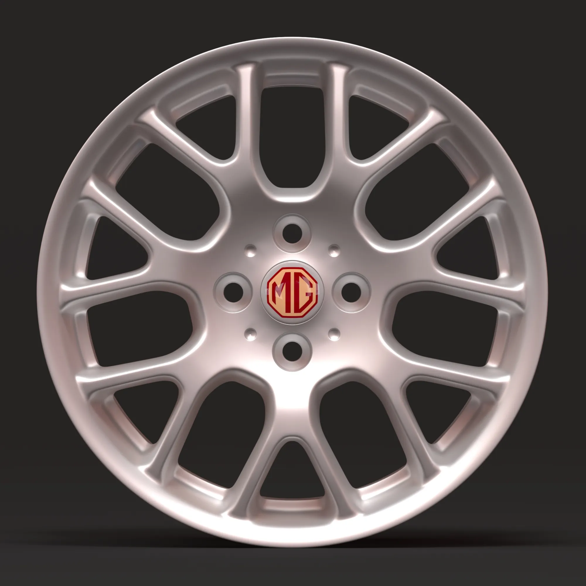 MG ZR Stock Wheels 3D Print Model .c4d .max .obj .3ds .fbx .stl .blend 