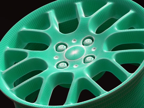 MG ZR Stock Wheels 3D Print Model
