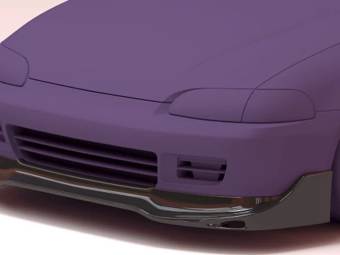 Civic 5Gen Tuner Front Lip 3D Print Model