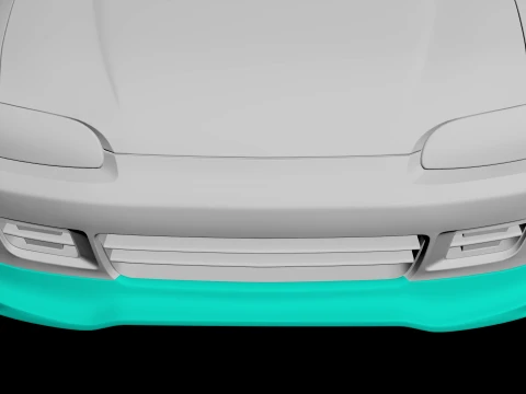 Civic 5Gen Tuner Front Lip 3D Print Model