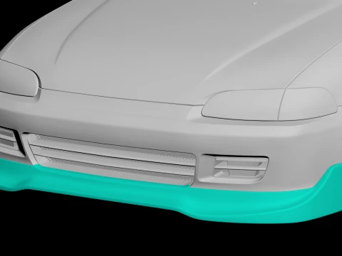 Civic 5Gen Tuner Front Lip 3D Print Model