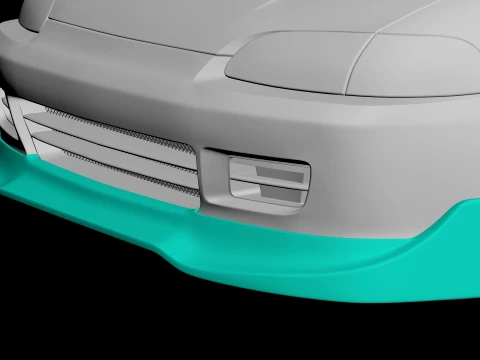 Civic 5Gen Tuner Front Lip 3D Print Model