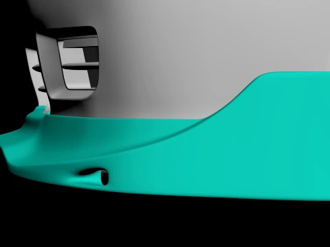 Civic 5Gen Tuner Front Lip 3D Print Model