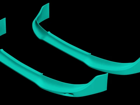 Civic 5Gen Tuner Front Lip 3D Print Model