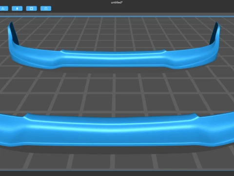 Civic 5Gen Tuner Front Lip 3D Print Model