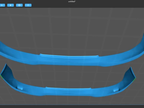 Civic 5Gen Tuner Front Lip 3D Print Model
