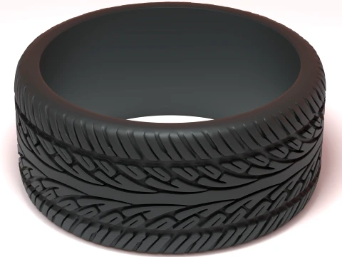 Generic Tyre 01 3D Print Model