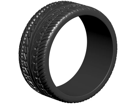 Generic Tyre 01 3D Print Model