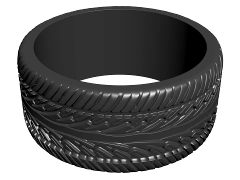 Generic Tyre 01 3D Print Model