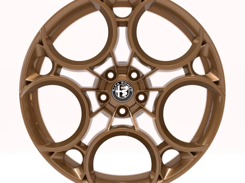 Alfa Romeo 33 Stradale 2025 Rims 3Dプリントモデル