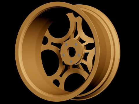 Alfa Romeo 33 Stradale 2025 Rims 3D Print Model