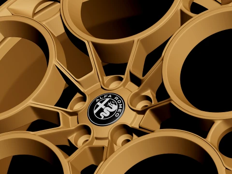 Alfa Romeo 33 Stradale 2025 Rims 3D Print Model