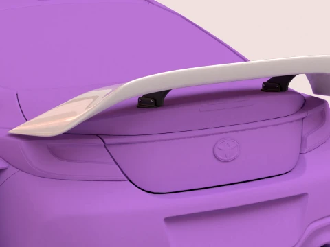 Toyota GR86 RZ Pandem Rear Wing 3D Print Model