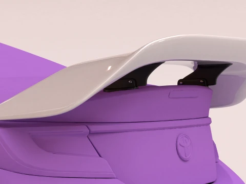 Toyota GR86 RZ Pandem Rear Wing 3D Print Model