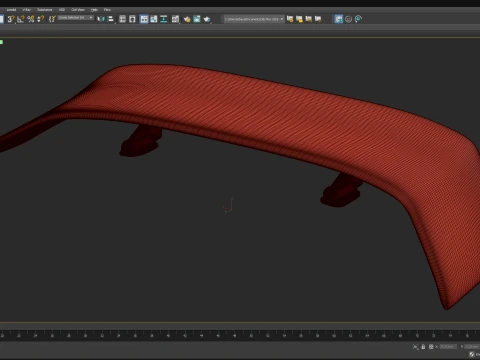 Toyota GR86 RZ Pandem Rear Wing 3D Print Model