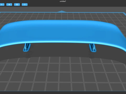 Toyota GR86 RZ Pandem Rear Wing 3D Print Model