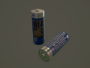 aa batery 3D Model