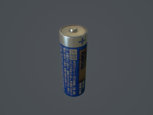 aa batery 3D 모델
