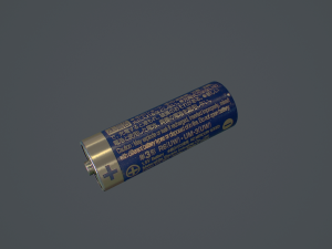 aa batery 3D 모델